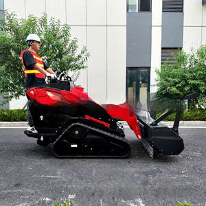 TOVISEN Mini-chargeuse compacte multifonctionnelle sur roues pour travaux de construction, équipement de chargement et de déchargement portable, puissance 17,2-92 kW, garantie 1 an - Product Image 1
