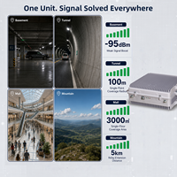 Amplificador de Señal 5G Tri-Banda de Alta Potencia 37dBm, Ganancia de 35dB, Sintonización DSP, IP65 para Exteriores, GSM LTE 900 1800 2100