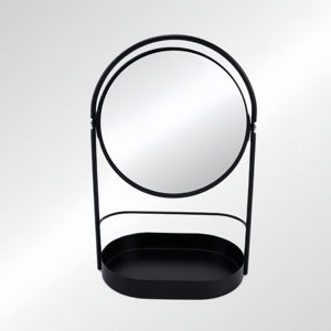 <span class=keywords><strong>Espejo</strong></span> Cosmético Redondo de Doble Cara con Base de Almacenamiento para <span class=keywords><strong>Joyas</strong></span> Personalizada, Ideal para Regalo a Madres y Esposas - Product Image 4