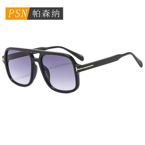 Gafas de Sol Rectangulares con Montura Completa Psn, Protección UV400, Estilo Piloto, Deportivas para Exteriores, Unisex para Adultos - Product Image 2