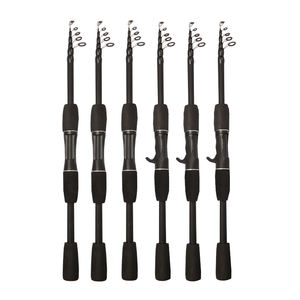 Vente en gros de canne à pêche leurre léger en fibre de carbone poignée droite rétractable portable et poignée de pistolet canne à pêche pour <span class=keywords><strong>la</strong></span> pêche - Product Image 1