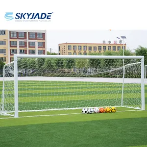 Outdoor sport portable football goals and durable soccer goal net for wholesale