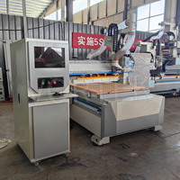 Machine de fraisage CNC 3 axes haute vitesse PK1325 Vortek Syntec ATC 9KW avec changement d'outil automatique 12 outils 1325 pour le bois