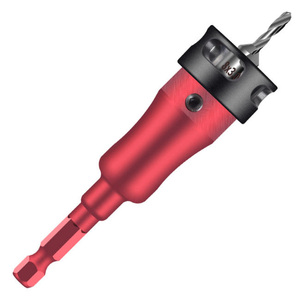 Foret spécial <span class=keywords><strong>Evian</strong></span> pour le perçage des alliages d'aluminium, embout de freinage de profondeur réglable, embout de fraisage progressif, manchon de limitation 8mm/10mm, hexagonal 1/4 - Product Image 1