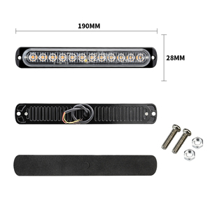 Luces Estroboscópicas de Emergencia DXZ de 12 LED, Barra de Luces Intermitentes de Advertencia para Automóviles, Camiones, Camionetas, Vehículos Todoterreno, <span class=keywords><strong>ATV</strong></span>, SUV, Montaje en Superficie - Product Image 2