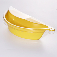 Boîte d'emballage plastique en forme de banane, personnalisée, pour gâteaux en plastique pet, vente en gros, 50 pièces