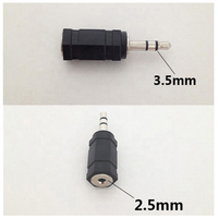 Adaptateur de câble de convertisseur de prise jack audio stéréo 3,5 mm mâle vers 2,5 mm femelle pour PC, téléphone, casque, écouteurs