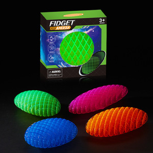 New Arrival 3D Printed Amoeba Fidget Stress Anxiety Relief Educational Decompression Toys for Adults and Kids Gift