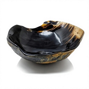 Saladier vintage en corne émaillée, écologique et poli, pour la rentrée scolaire, objet de collection, pour la maison et la durabilité - Product Image 6
