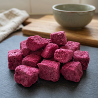 Gedroogde Zwarte Jamun Fruitblokjes, Natuurlijk Zoet en Pittig, Vacuüm Verpakt, Bulk Gedroogd Fruit Snack