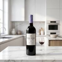 Bouchon ROPP en aluminium-plastique inviolable, jetable, écologique, durable, résistant à l'humidité, de qualité alimentaire, coloré sur mesure pour bouteille de vin