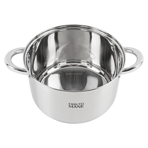 Bán Buôn Nhà Bếp 8Pcs Thép Không Gỉ Nấu Ăn Chậu Và Chảo Cổ Điển 16Cm 18Cm 20Cm 24Cm Soong Chậu <span class=keywords><strong>Set</strong></span> - Product Image 4