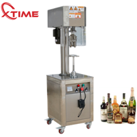 Machine de capsulage à vis, prix d'usine, semi-automatique, huile d'olive, vin, eau, bouteille en aluminium