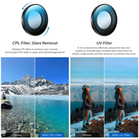Filtre à clipser pour caméra sportive Walking Way ND CPL UV Black Diffusion 1/4 pour Insta360 Ace Pro2, accessoires de haute qualité