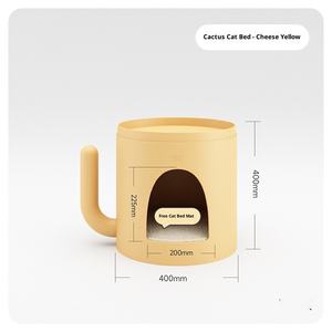 Nido de gato Casa de mascotas sólida ecológica Familia de varios gatos Todas las estaciones Rejilla de escalada cerrada para gatos - Product Image 2