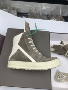 Chaussures montantes élégantes pour hommes en cuir véritable avec semelle extérieure en caoutchouc, à lacets, à semelle épaisse, décontractées pour l'extérieur, grandes tailles - Product Image 3