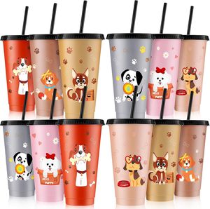 Nouveau Gobelet Réutilisable en Plastique PP 24oz/20oz/16oz, Tasse à Paille Portable pour Camping, Café, Fêtes, Personnalisable avec Logo, Design Moderne – Vente Chaude 2025 - Product Image 2