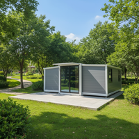Maison modulaire extensible intelligente Ray-Zen de 20 pieds, bâtiment préfabriqué intégré
