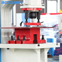 Cisaille à tôle et poinçonneuse combinée Boduan Q35Y-25 pour le découpage d'angles et le poinçonnage de trous, machine hydraulique de 80 kN / 120 tonnes