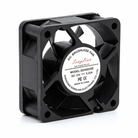 Ventilateurs axiaux DC 6025 5V 12V 24V 60X60X25mm pour CE ROHS UL