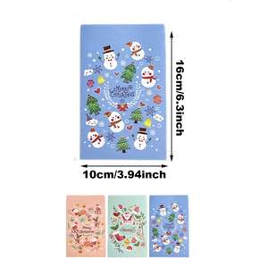 Bolsas de Regalo de Papel con Cuenta Regresiva para Navidad, Juego de 24 Piezas, Artículos Festivos para Fiestas, Material Plástico - Product Image 4