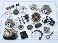 Piezas del Motor LONCIN FE250, Piezas Originales de Fábrica, Junta del Bloque del Cilindro, Hecho en China