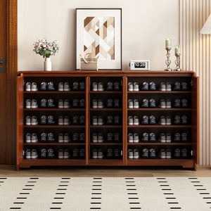 Meuble <span class=keywords><strong>de</strong></span> rangement à chaussures moderne en <span class=keywords><strong>bois</strong></span> <span class=keywords><strong>pour</strong></span> salon, multi-niveaux, grande capacité, taille et <span class=keywords><strong>couleur</strong></span> personnalisables, gain <span class=keywords><strong>de</strong></span> place, <span class=keywords><strong>pour</strong></span> la maison - Product Image 2