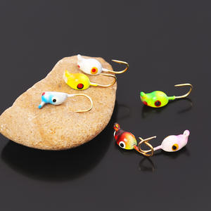 <span class=keywords><strong>Leurre</strong></span> miniature de pêche sur glace, tête plombée, forme de poisson plat, pour pêche au fond inversé, petit appât vivant pour la truite et le bar, pêche à la mouche - Product Image 6
