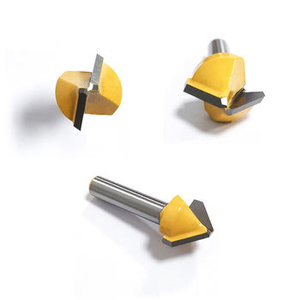 Yingba เครื่องตัด ACP 90องศา ACM คาร์ไบด์เราเตอร์บิตร่อง V สำหรับเครื่องตัดอลูมิเนียม - Product Image 5