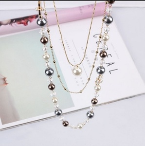 Pull décoratif long multi-couches pour femme, tendance, avec pendentif perle, automne-hiver, polyvalent, modèle UD2020121801 Water - Product Image 2