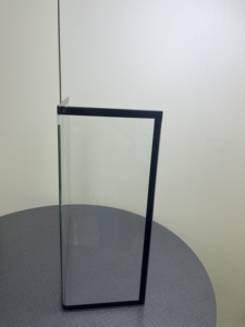 Vidrio curvado en forma de L de 90 grados, de calidad superior, transparente, para decoración de esquinas de gabinetes de baño. - Product Image 1
