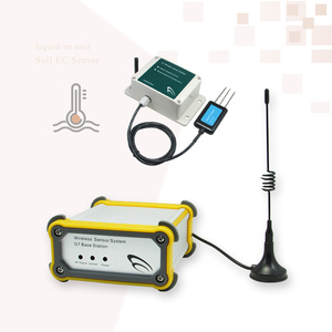 Système de contrôle climatique de serre avec station de surveillance centrale, capteurs IoT analogiques sans fil pour la surveillance du sol et alarmes. - Product Image 1