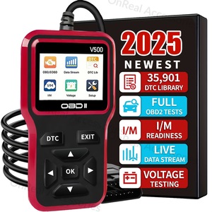 V500 자동차 진단 도구 OBD2 디코더 및 클리어러 범용 디스플레이 화면 - Product Image 4