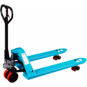 Truk palet tangan Manual 3T dengan tinggi garpu 80-200mm dan roda PU/nilon Tiongkok kapasitas 3000kg - Product Image 3