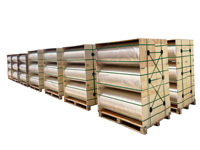 Rouleau de film thermorétractable en PVC rigide transparent pour l'emballage des bouteilles de vin et d'eau minérale, qualité d'impression, marque RH FILM, provenant de Chine