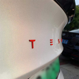 Emblema Adhesivo 3D de Letras ABS para Coche Tesla: Diseño Elegante con Personalidad - Product Image 5