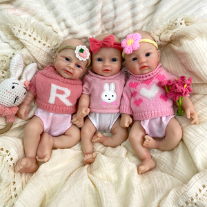 Proveedor de Muñecas Bebé Reborn Realistas Personalizadas de 12 Pulgadas, de Silicona Platino, Recién <span class=keywords><strong>Nacido</strong></span>, con Venas Pintadas a Mano, para Tiendas de Regalos - Product Image 2