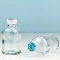 Flacon compte-gouttes ambré moulé de 50 ml / Flacon injectable moulé