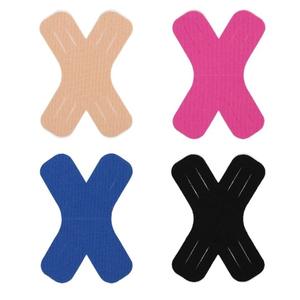 Cinta Muscular en Forma de X de Tela de Algodón en Tonos Piel, Rosa, Negro y Azul Rey para Correr, Fútbol y Deportes, Soporte Atlético - Product Image 1