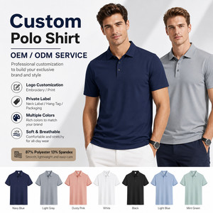 Camisa de Manga Corta para Hombre, Elástica, Antiarrugas, con Estampado Digital, de Poliéster Tejido, con Botones, Diseño Liso, Casual y Suave - Product Image 1