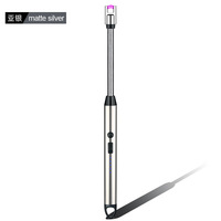 Coupe-vent Cuisine Électrique Usb Briquet Longue Bougie Barbecue Cuisinière À Gaz Pistolet D'allumage Camping Rechargeable Arc Sans Flamme Plasma Briquet