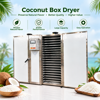 Machine de séchage industrielle pour noix de coco déshydratée, sécheuse à air chaud pour flocons de noix de coco, four de séchage à plateaux