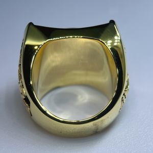 Bague de championnat de <span class=keywords><strong>basketball</strong></span> FH Jordan 1997, style pop européen et américain, commémorative, nostalgique, classique, en cuivre OEM, bague de mode - Product Image 5