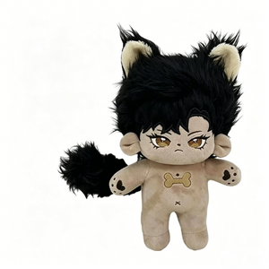 Muñeco de Peluche Personalizado con Bordado Exquisito, Peluche de <span class=keywords><strong>Anime</strong></span> sin Ropa, Juguete de Peluche de Algodón para Peinar, Pedido al por Mayor de Fábrica - Product Image 2