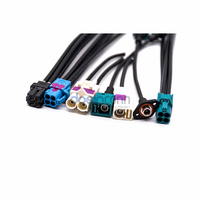 Cable de Extensión de Señal Automotriz HSD Jack y USB A, HSD 4P con Codificación Z Hembra a USB 2.0 Tipo A Macho