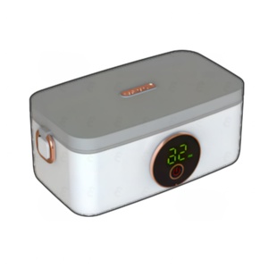Hot Sales Rechargeable Electric Stainless Steel Bento Box <b>Battery</b>-<b>Powered</b> Insulated Lunch Box for Outdoor Use - Product Image 1