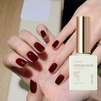 XEIJAYI Vernis à ongles rouge chaud et sexy, nouvelle couleur tendance automne-hiver, couleur unie, blanc et durable