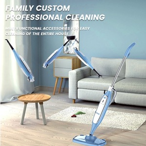 Dsp Steam <b>Mop</b> Electric Handheld <b>Floor</b> Cleaner Blue 300Ml Water Tank European Plug - Product Image 2