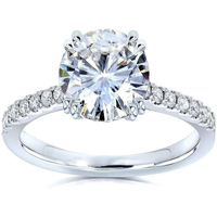 Bague en diamant de laboratoire exquis, beauté éthique, bijoux de luxe durables pour mariage, fiançailles et usage quotidien
