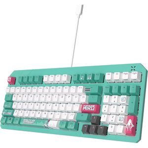 Clavier mécanique filaire USB Type-C Tuf Gaming K3 Gen II Édition Hatsune Miku, 97 touches, disposition compacte, rétroéclairage RGB - Product Image 2